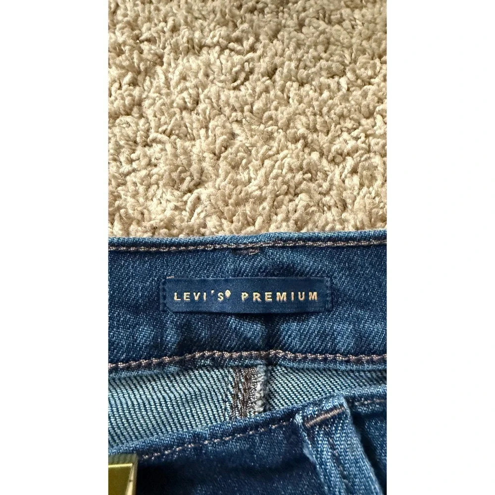 Levis Premium 511 Slim Fit Mens Jeans Dark Wash Denim 34x29‎ Redloop